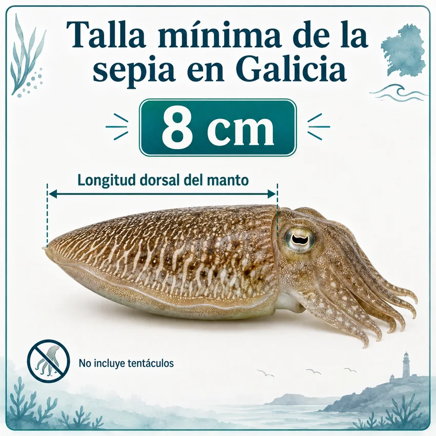 Normativa del choco o sepia en Galicia