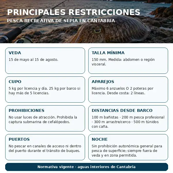 Normativa vigente · aguas interiores de Cantabria