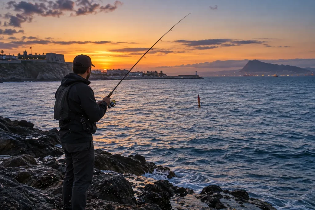 Normativa de pesca recreativa del calamar en Ceuta