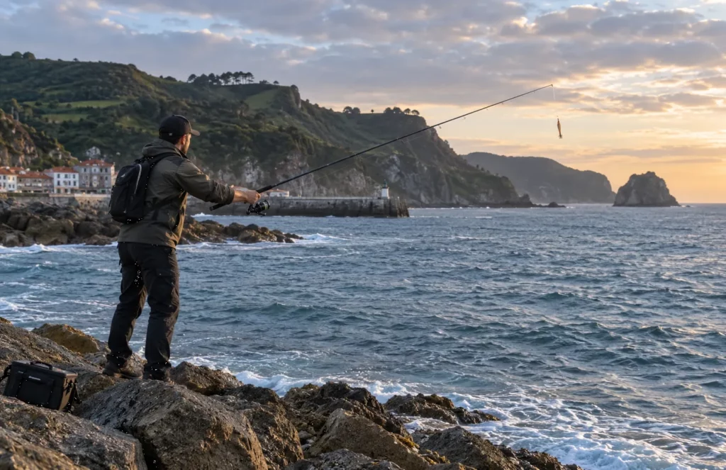 Normativa de pesca recreativa del calamar en País Vasco