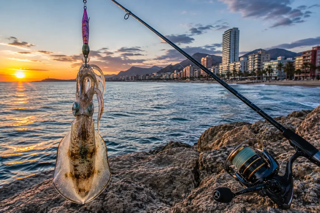 Normativa de pesca recreativa del calamar en la Comunitat Valenciana
