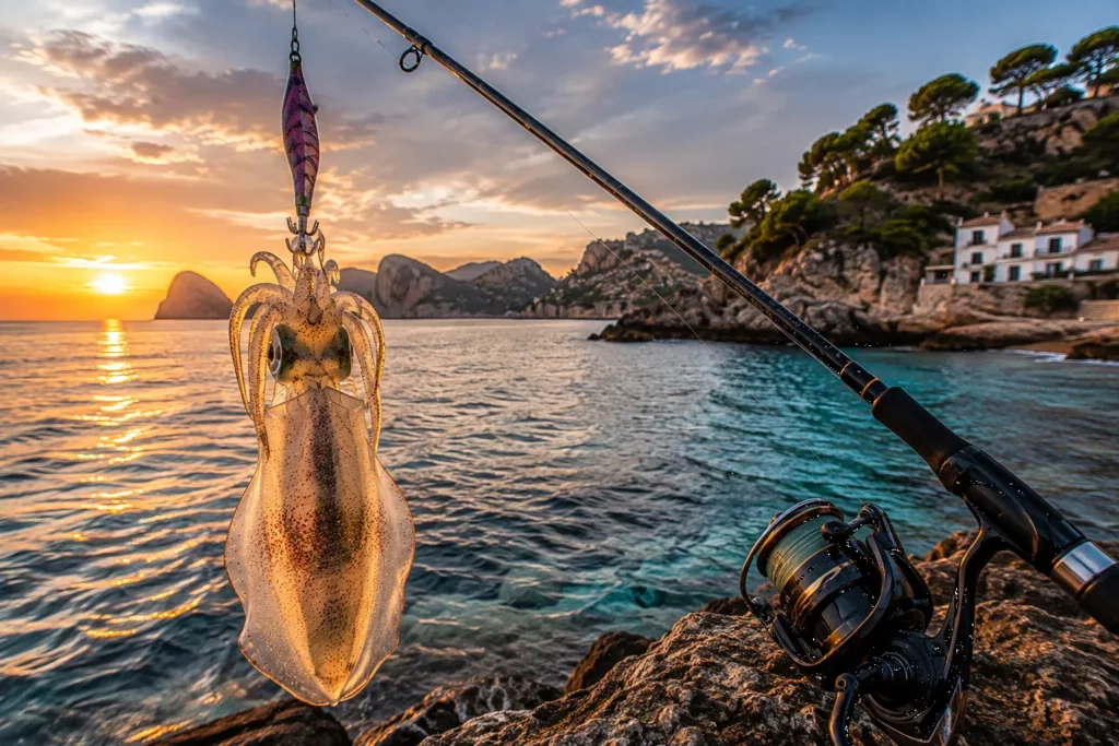 Normativa de pesca recreativa del calamar en las Islas Baleares