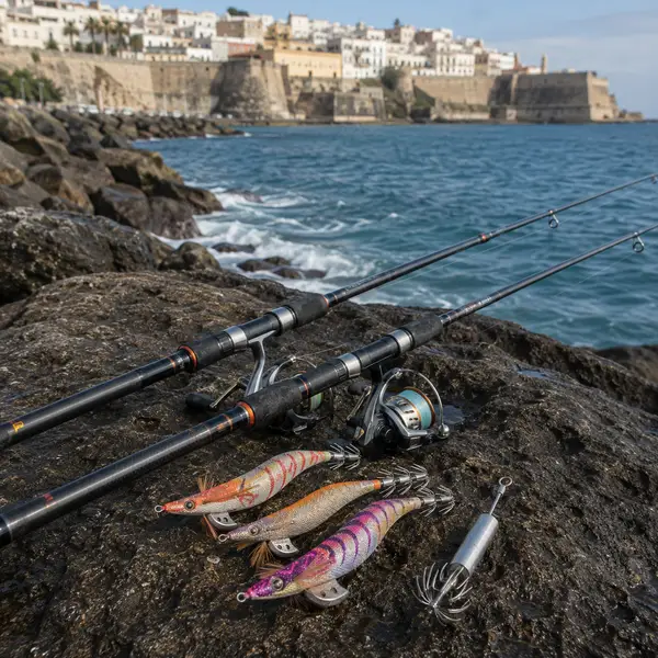 Normativa de pesca recreativa de sepia en Ceuta