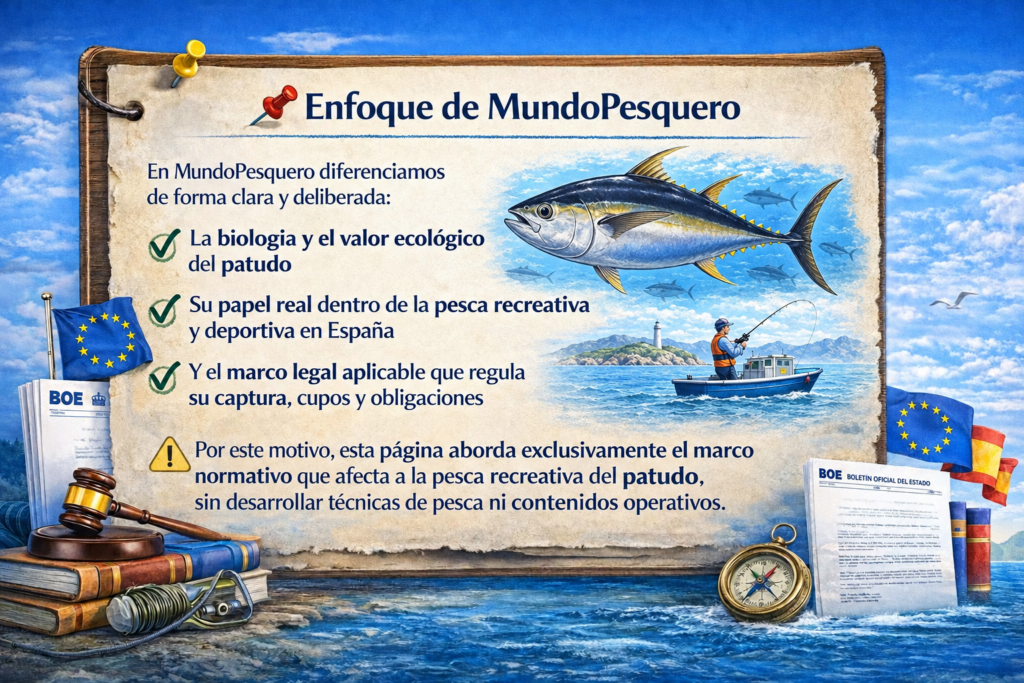 enfoque del patudo por mundopesquero