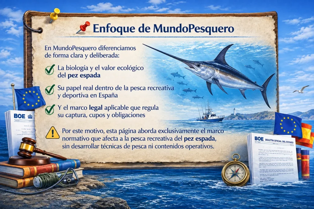 enfoque del pez espada por mundopesquero