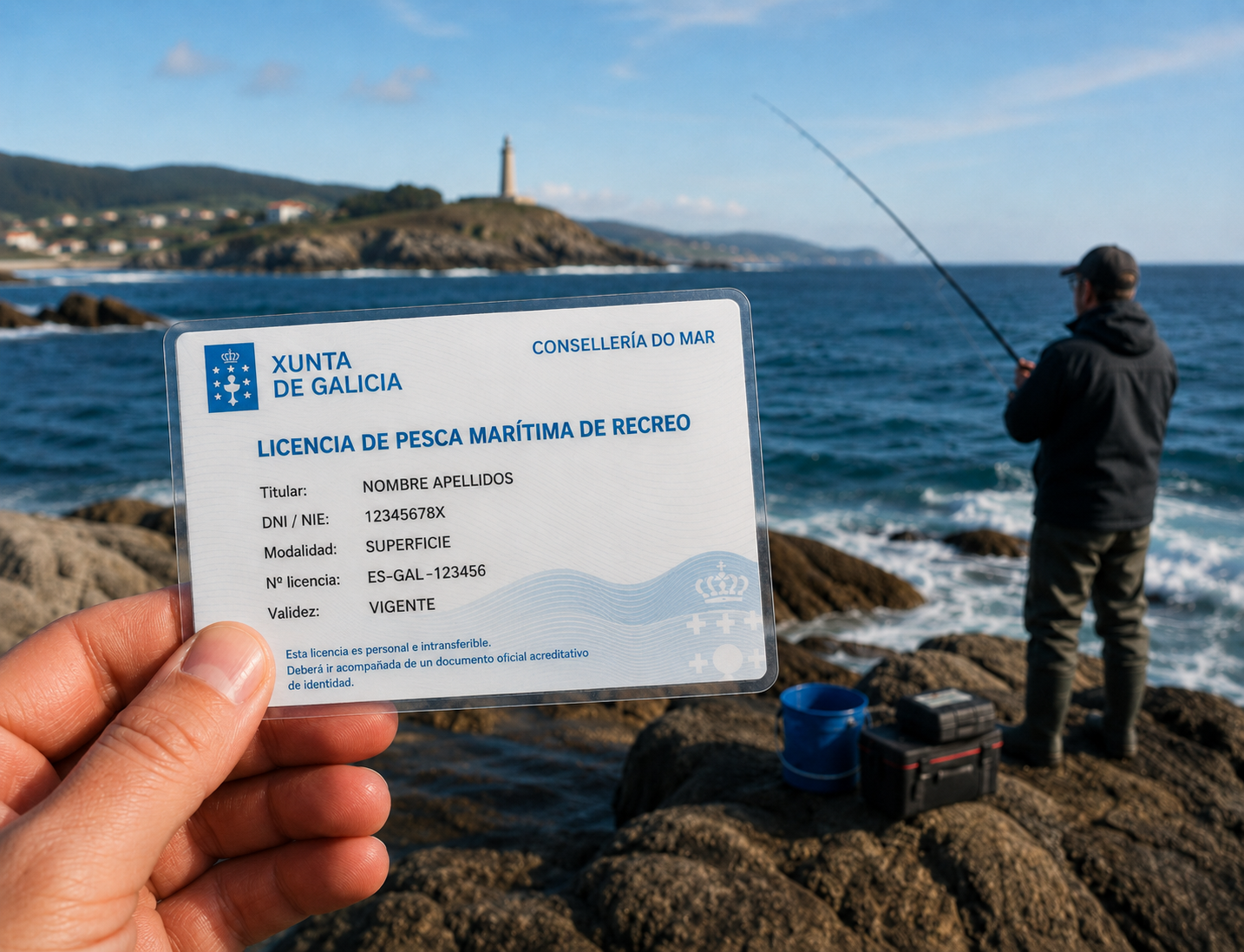 licencia de pesca recreativa de la xunta de galicia