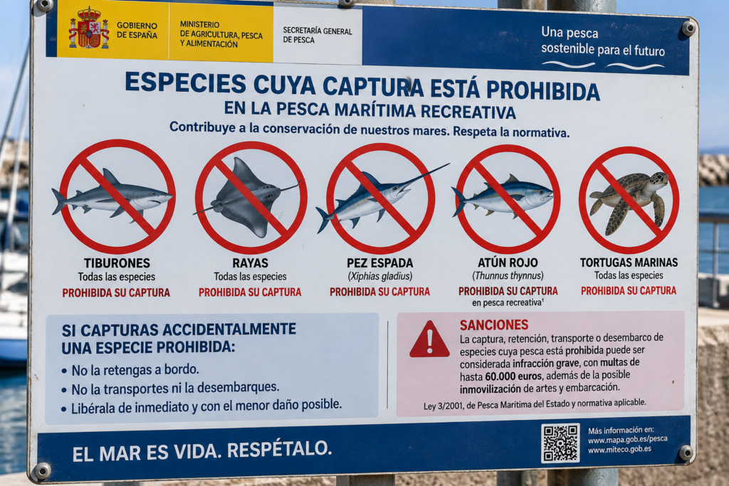 riesgo al retener una especie prohibida