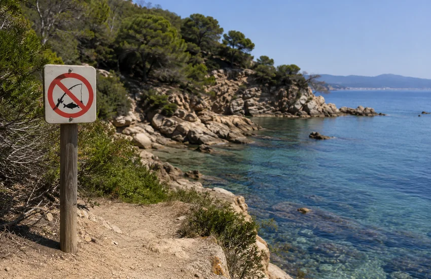 Zona costera de Cataluña en la que la pesca recreativa está prohibida